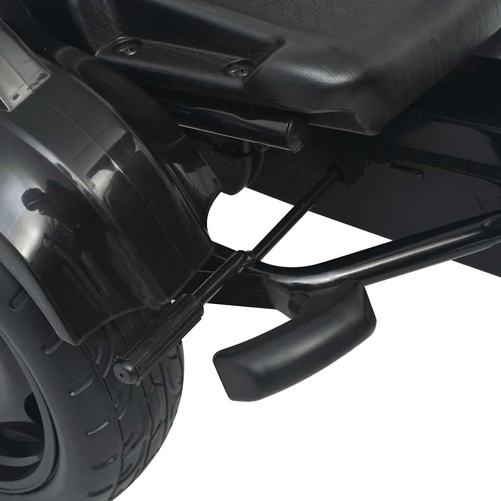 pedálos gokart kocsi állítható üléssel fekete