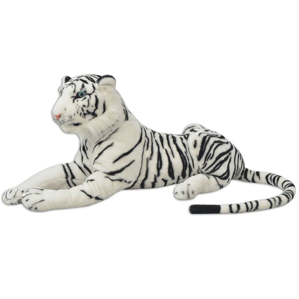 XXL fehér tigris plüssjáték