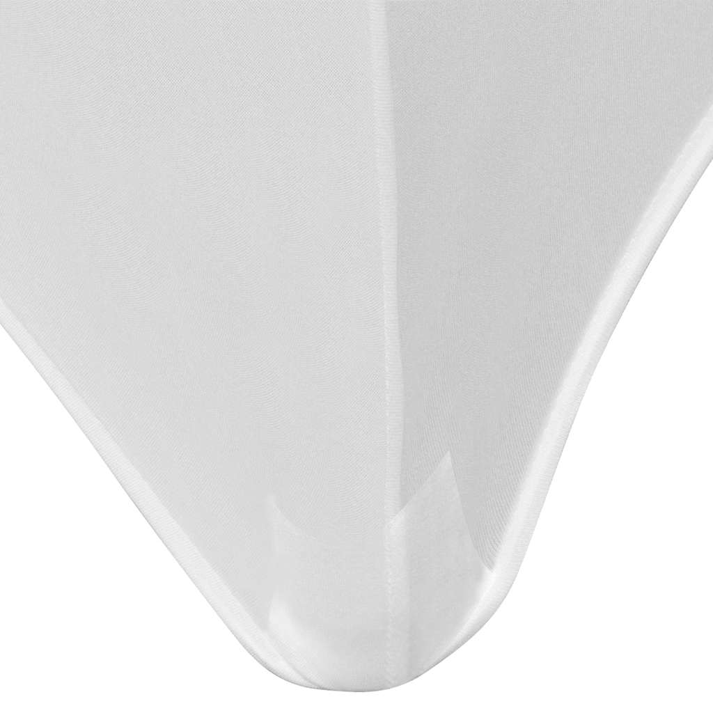 Sztreccs asztal védőhuzat 2 db 183x76x74 cm fehér