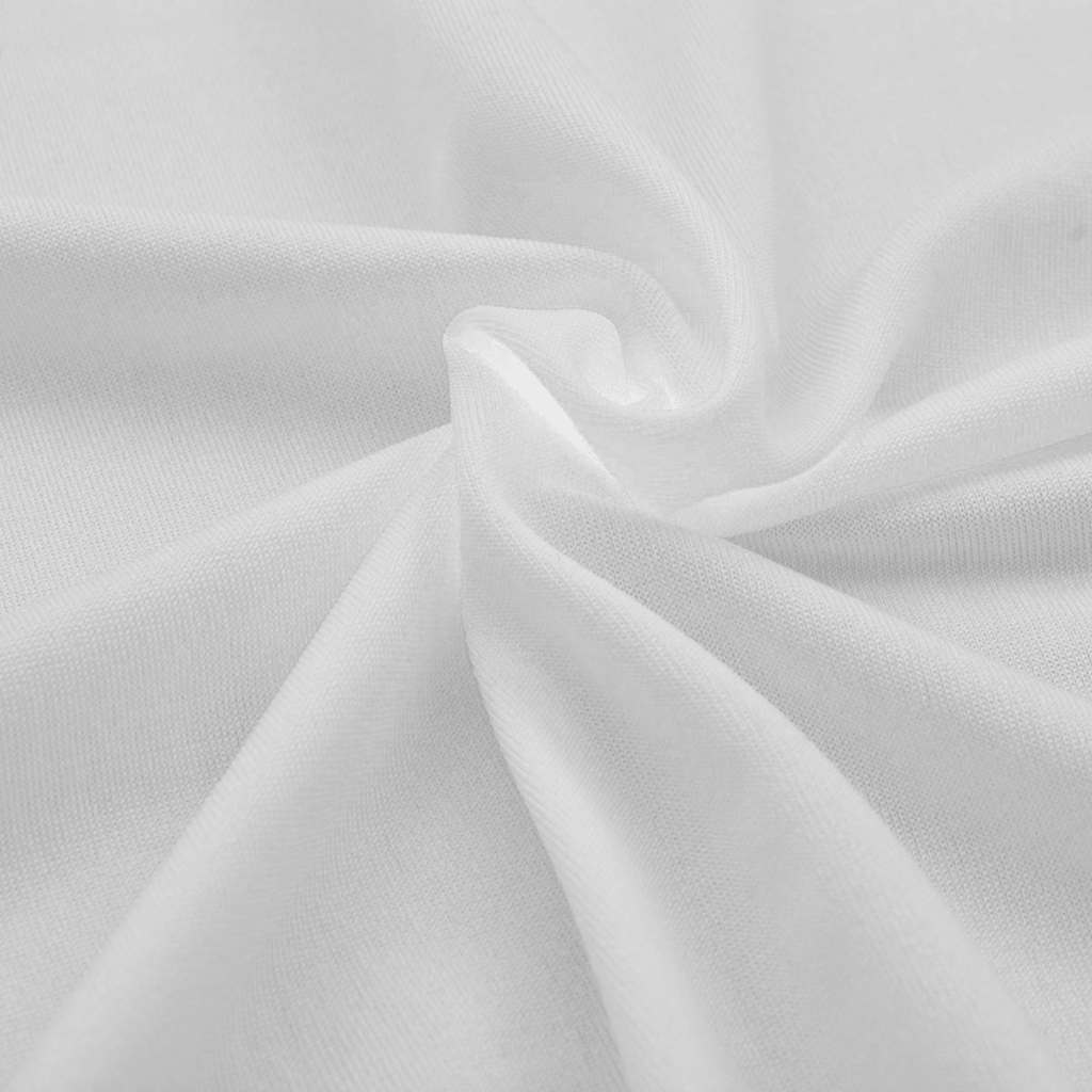 Sztreccs asztal védőhuzat 2 db 183x76x74 cm fehér