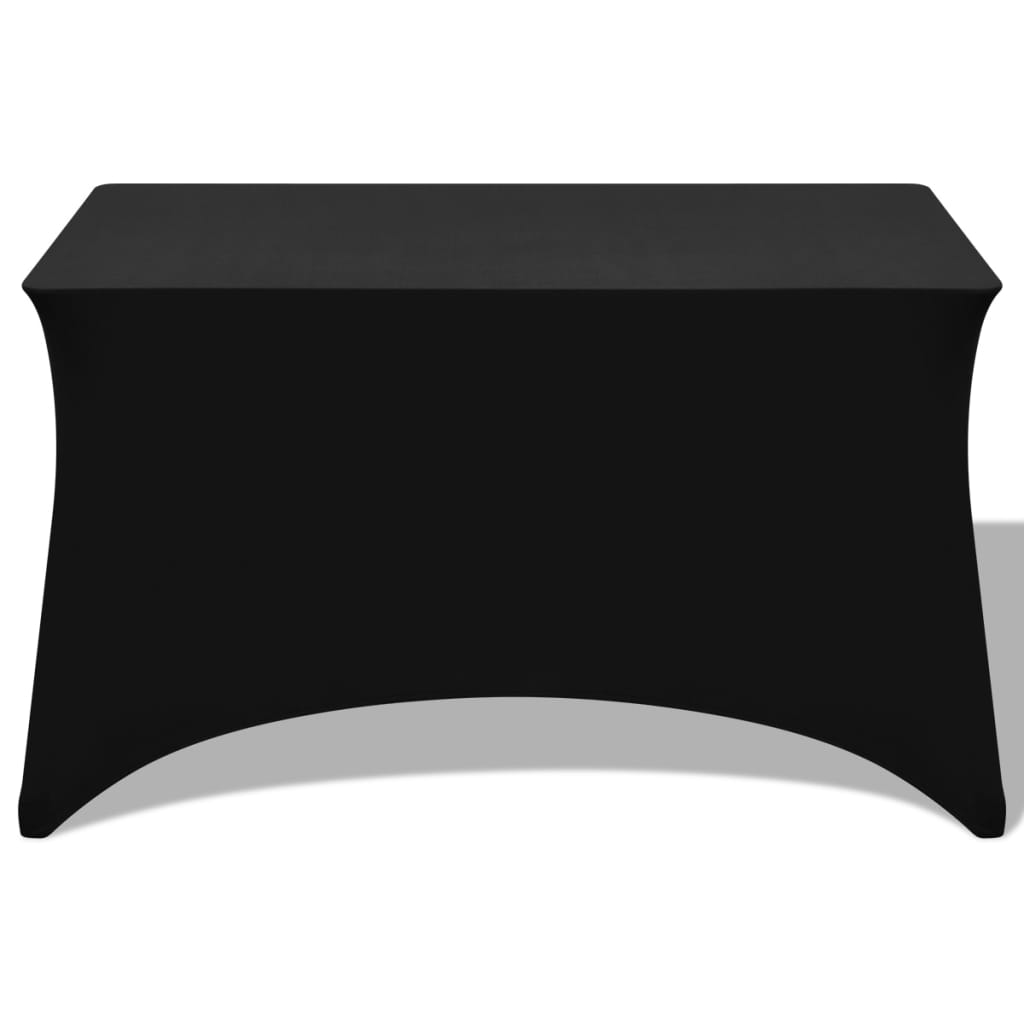 Sztreccs asztal védőhuzat 2 db 183x76x74 cm fekete