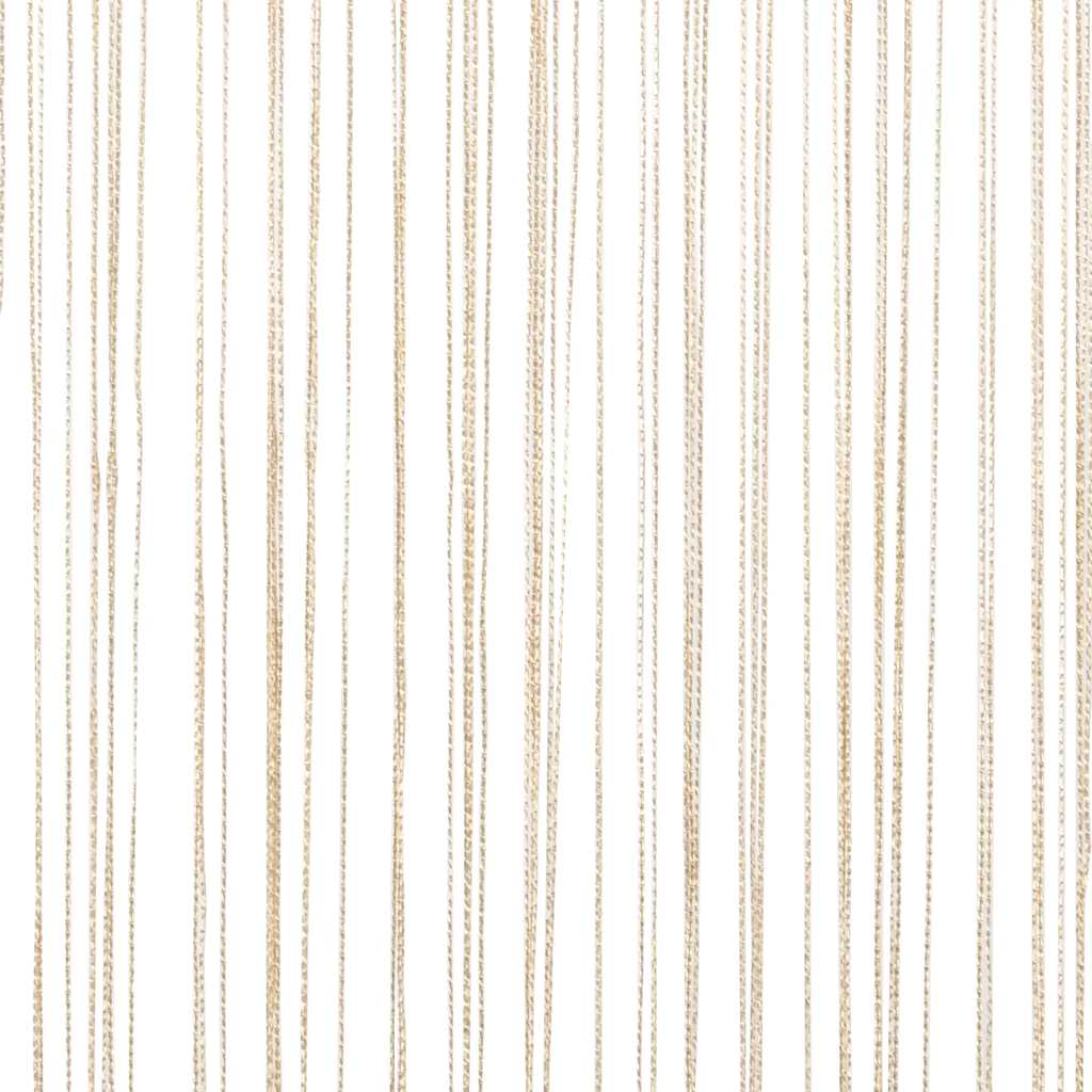 2 db bézs zsinórfüggöny 140 x 250 cm