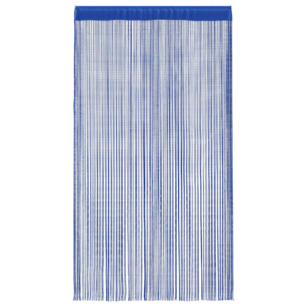 2 db kék zsinórfüggöny 100 x 250 cm