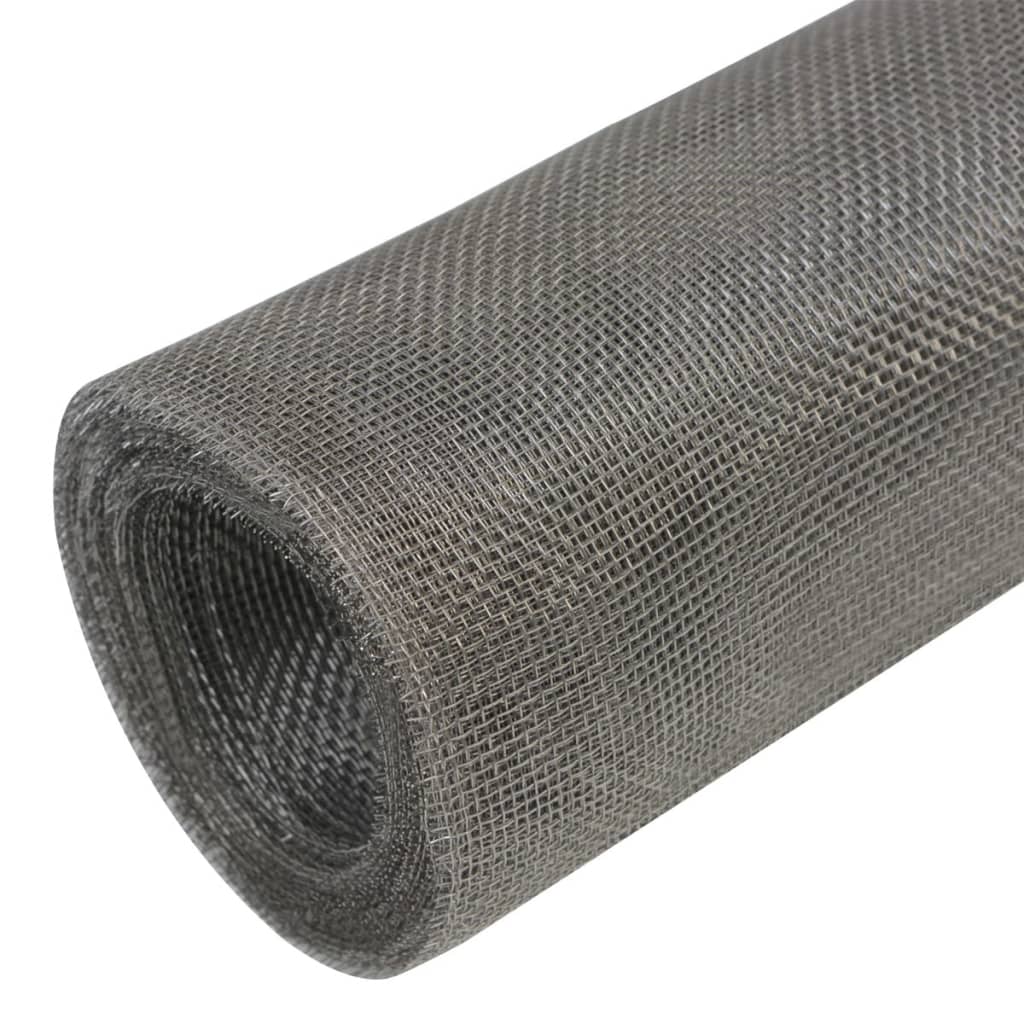 Drótkerítések 100 x 500 cm Mesh Rozsdamentes acél 201 Ezüst