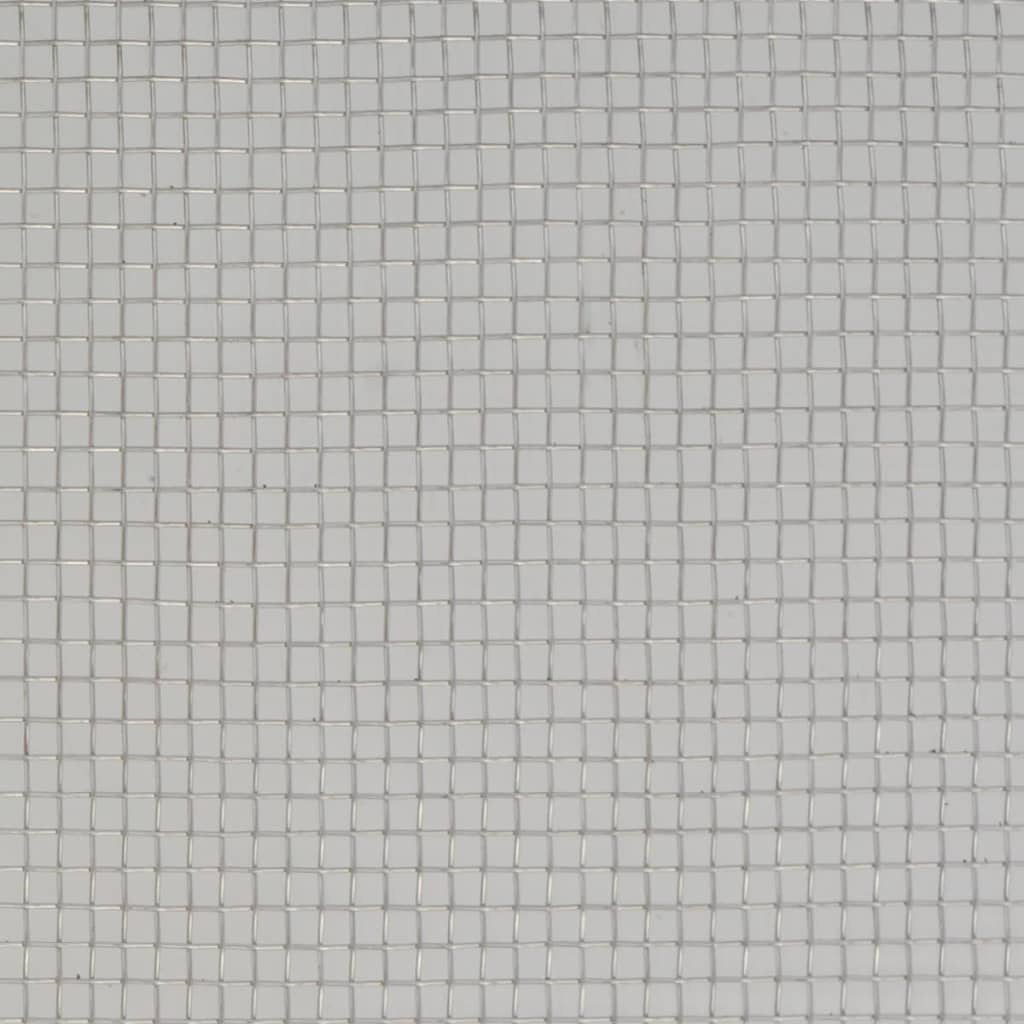 Drótkerítések 100 x 500 cm Mesh Rozsdamentes acél 201 Ezüst