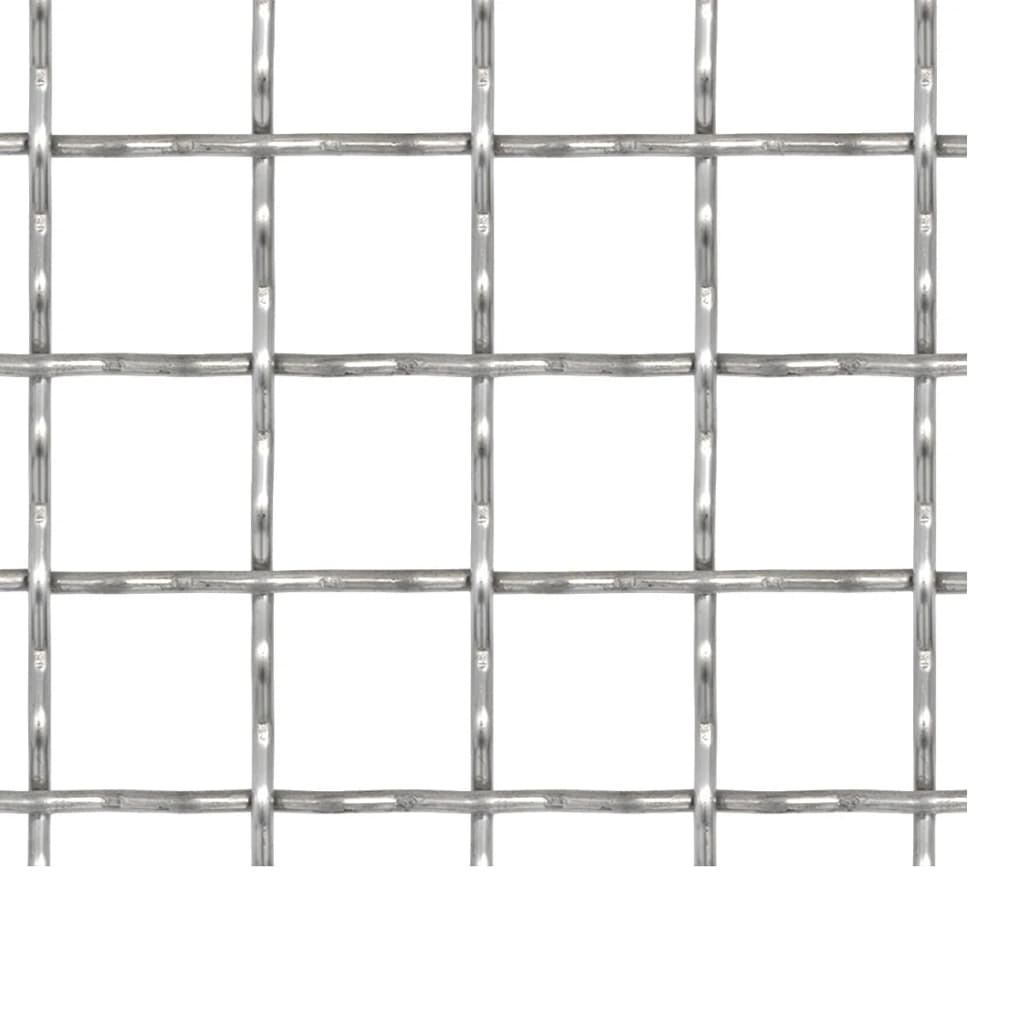 krimpelt rozsdamentes acél kerti drótkerítés 100x85cm 11x11x2mm