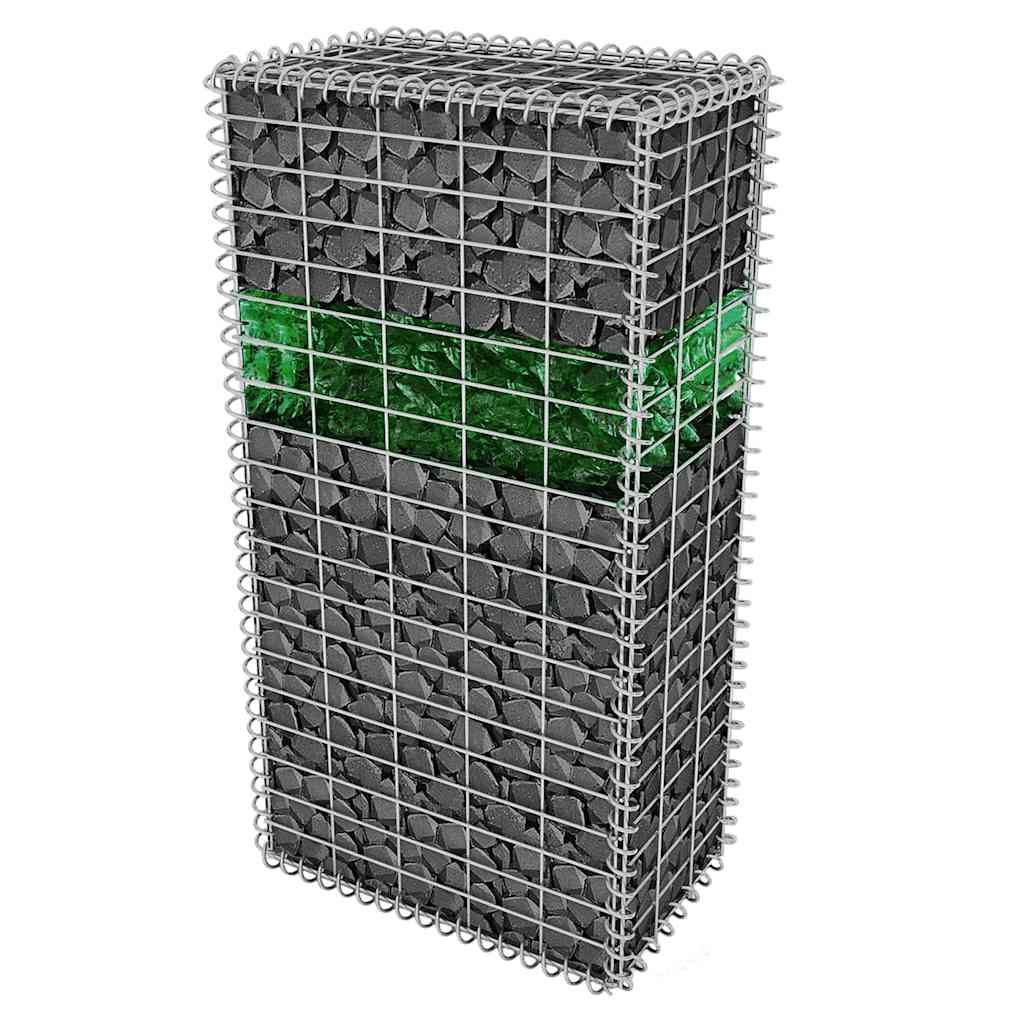 gabion kerti üveg kő zöld 60-120 mm 25 kg