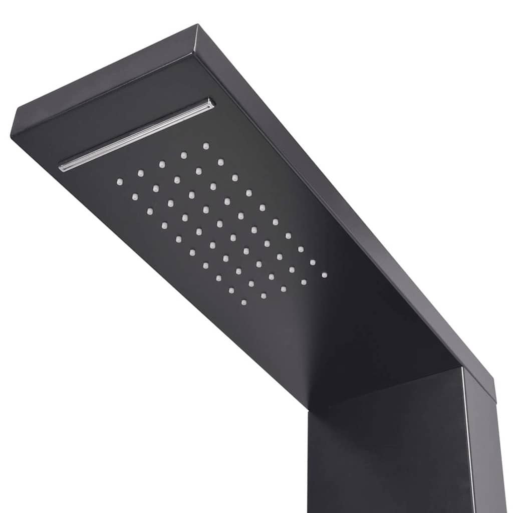 alumínium zuhanypanel matt fekete