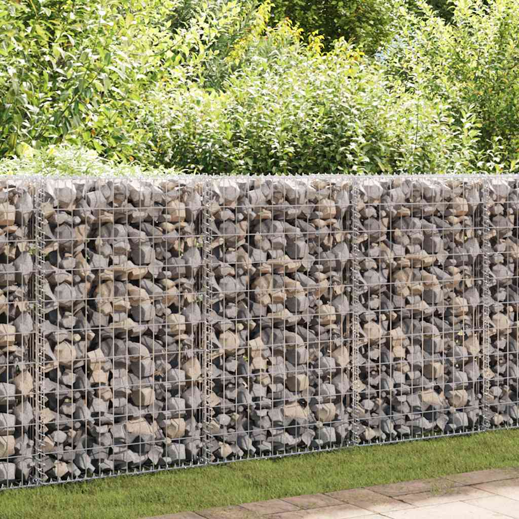 horganyzott acél gabion kosár 200 x 30 x 100 cm