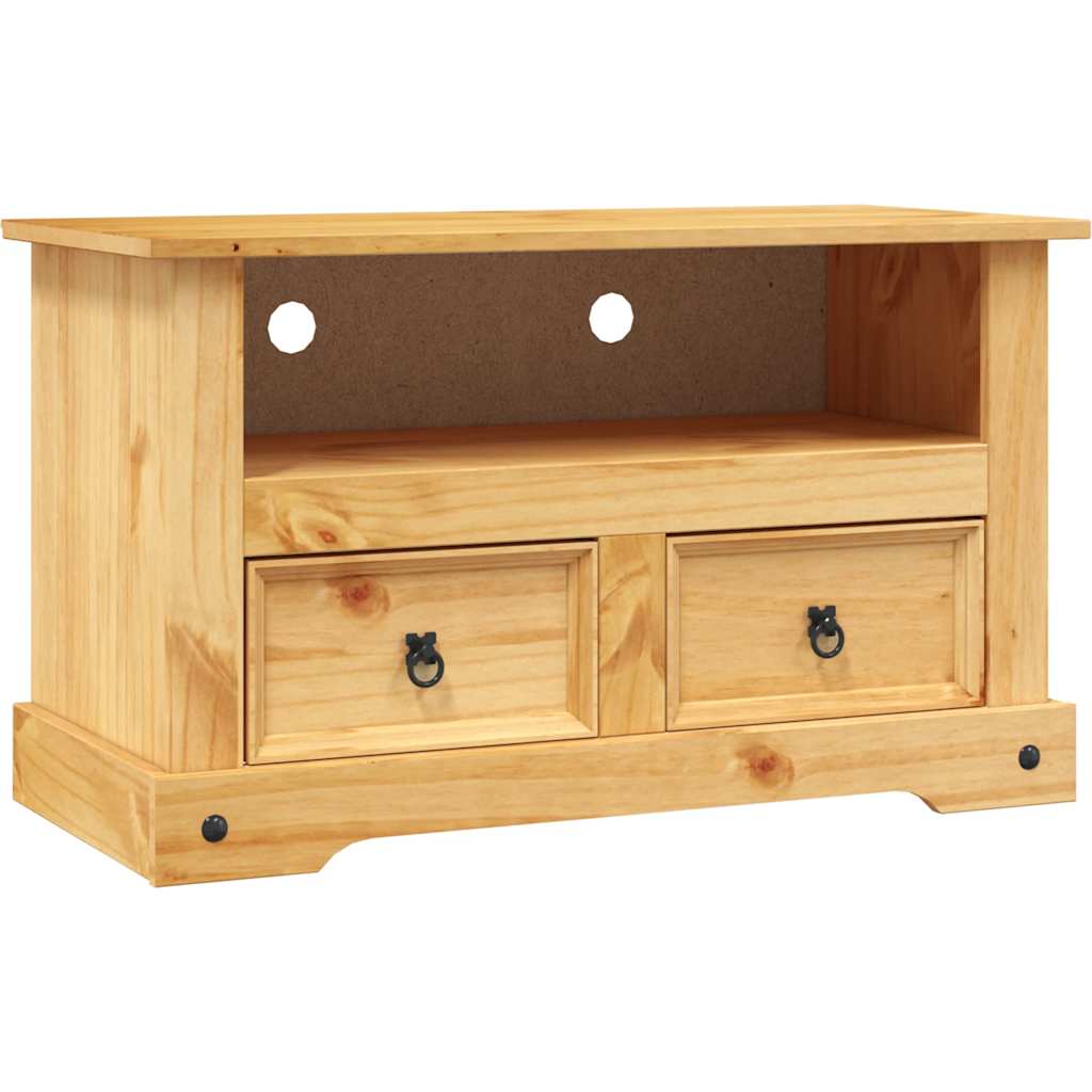 Corona-stílusú mexikói fenyő TV szekrény 91 x 43 x 56 cm