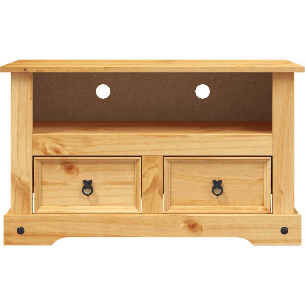 Corona-stílusú mexikói fenyő TV szekrény 91 x 43 x 56 cm