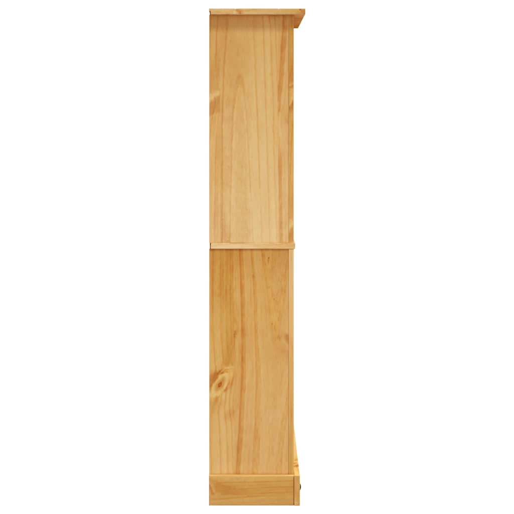 4 szintes Corona-stílusú mexikói fenyő könyvespolc 80x29x150 cm
