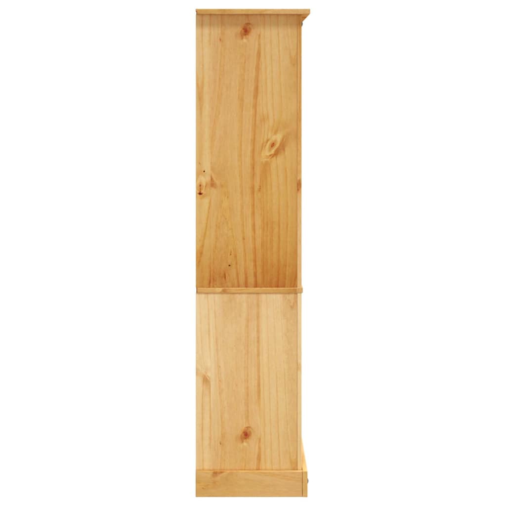 5 szintes Corona-stílusú mexikói fenyő könyvespolc 80x40x170 cm