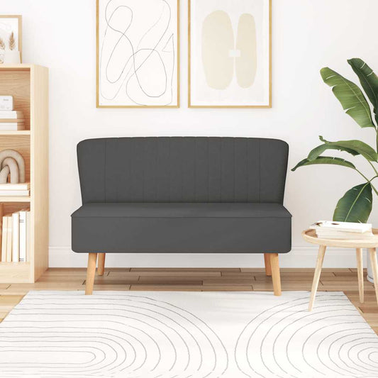 sötétszürke szövetkanapé 117 x 55,5 x 77 cm