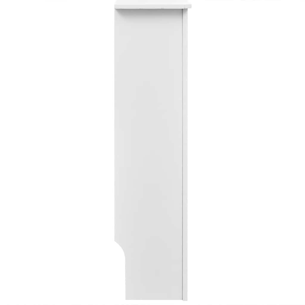 szerelt fa radiátor burkolat fehér 172 cm