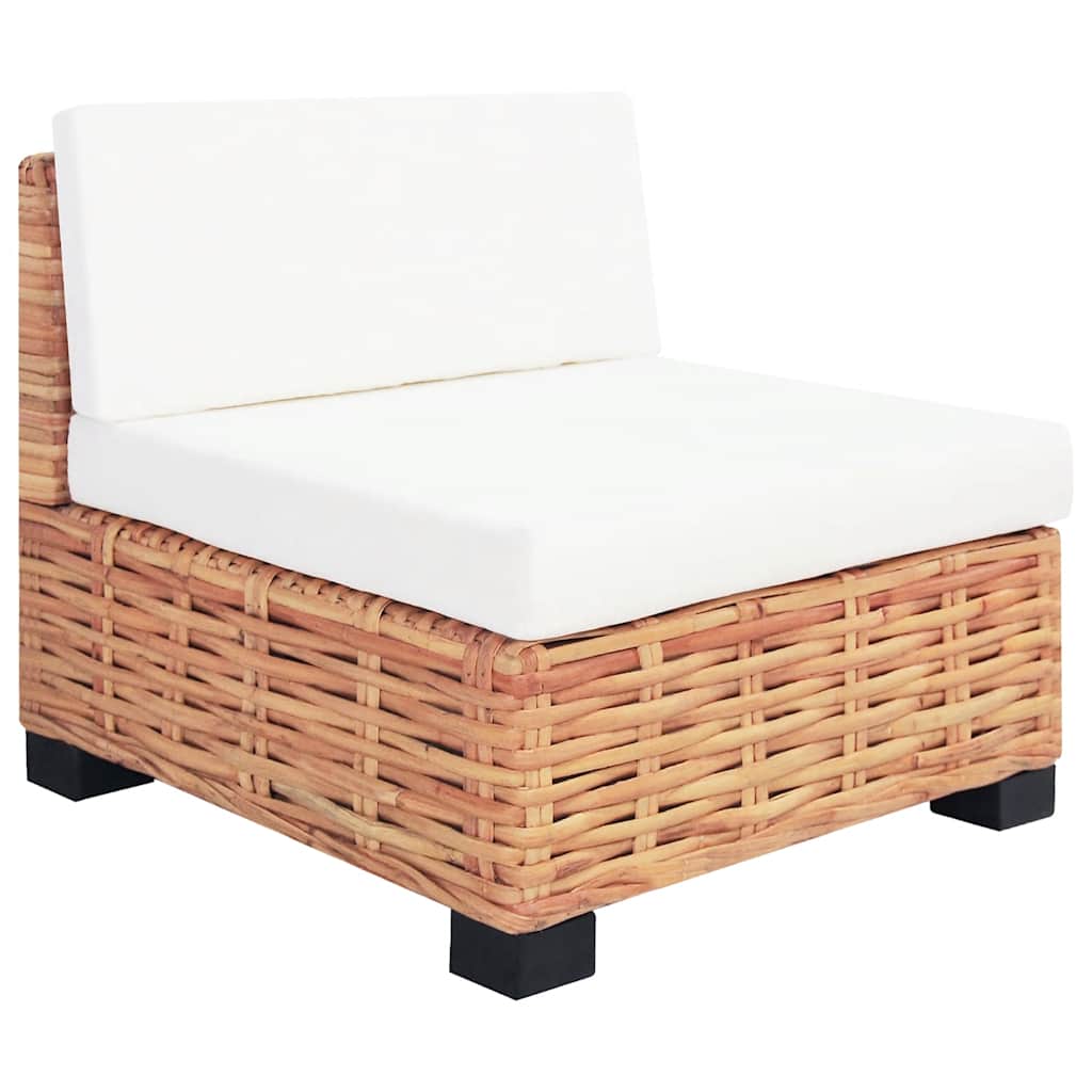 14 részes természetes rattan kanapészett