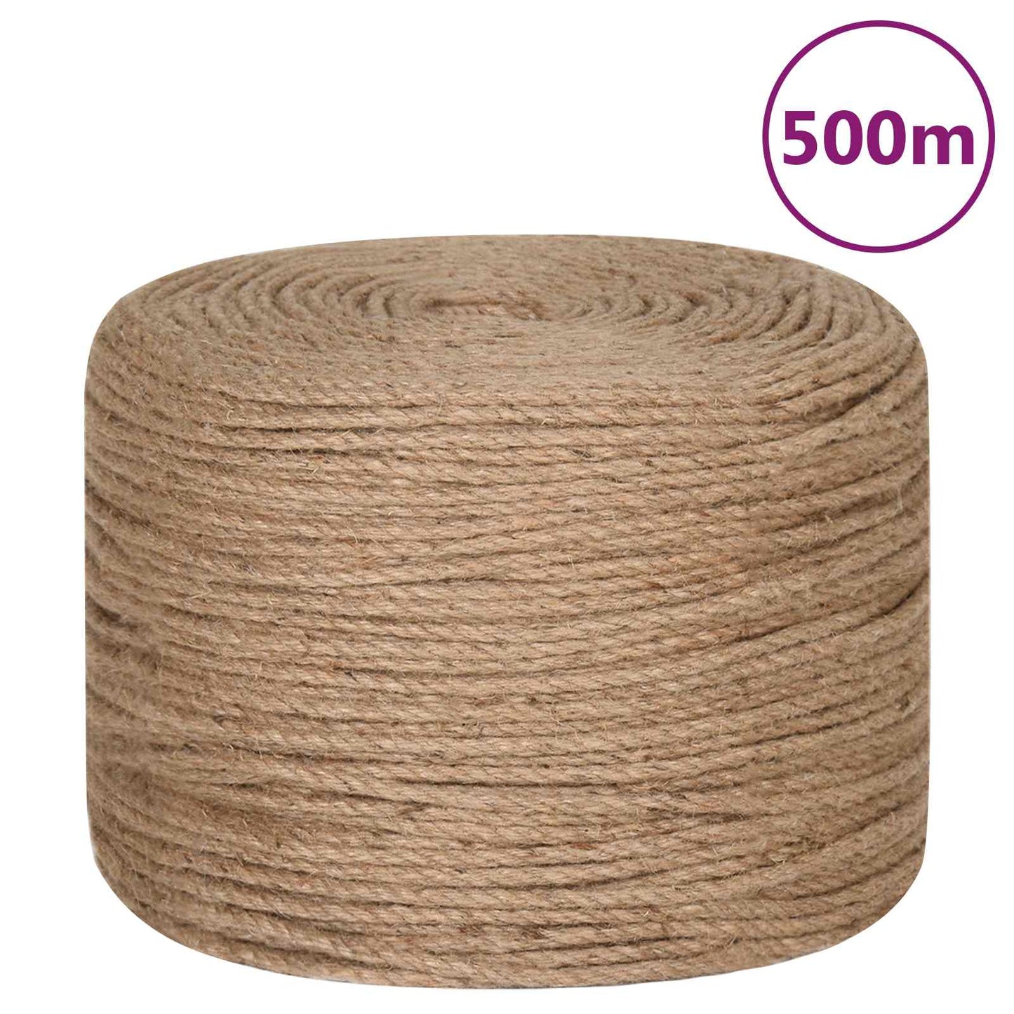 100% juta kötél 6 mm 500 m