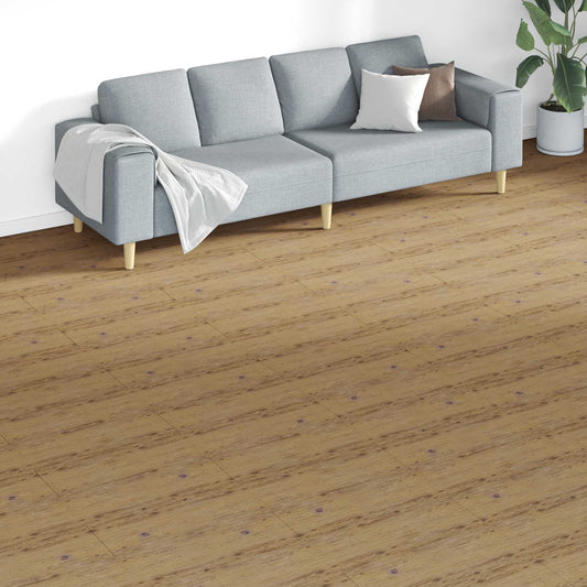 Padlódeszkák 18 pcs Walnut barna 5,26 m² PVC