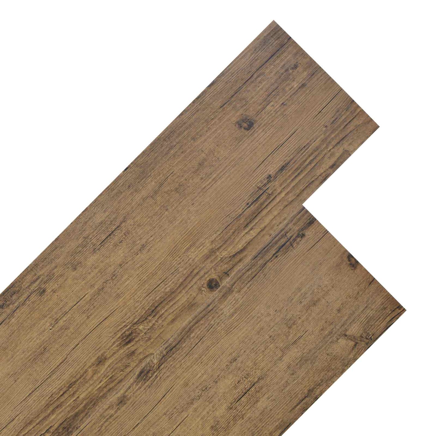 Padlódeszkák 18 pcs Walnut barna 5,26 m² PVC