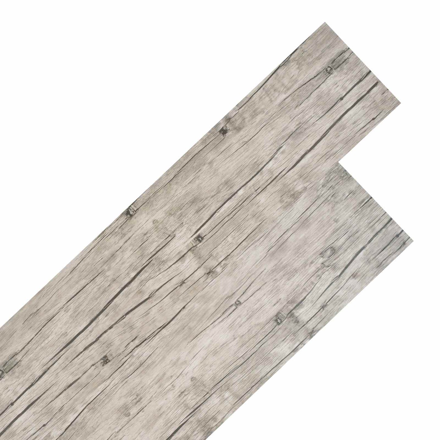 Padlódeszkák 18 pcs Szürke 5,26 m² PVC