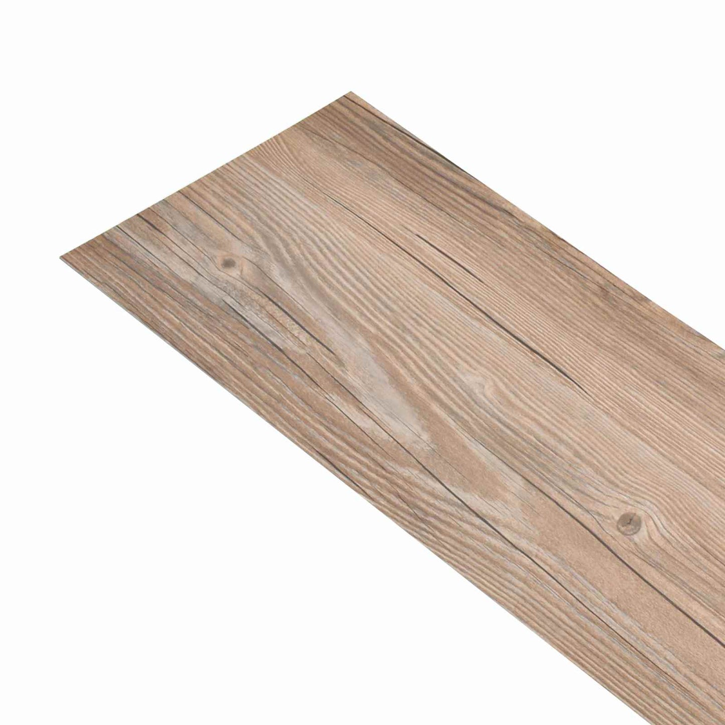 Padlódeszkák 18 pcs Barna 5,26 m² PVC