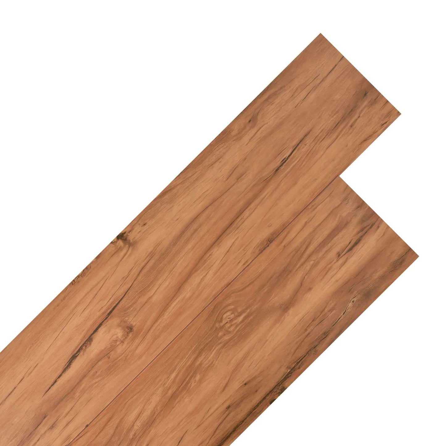 Padlódeszkák 18 pcs Barna 5,26 m² PVC