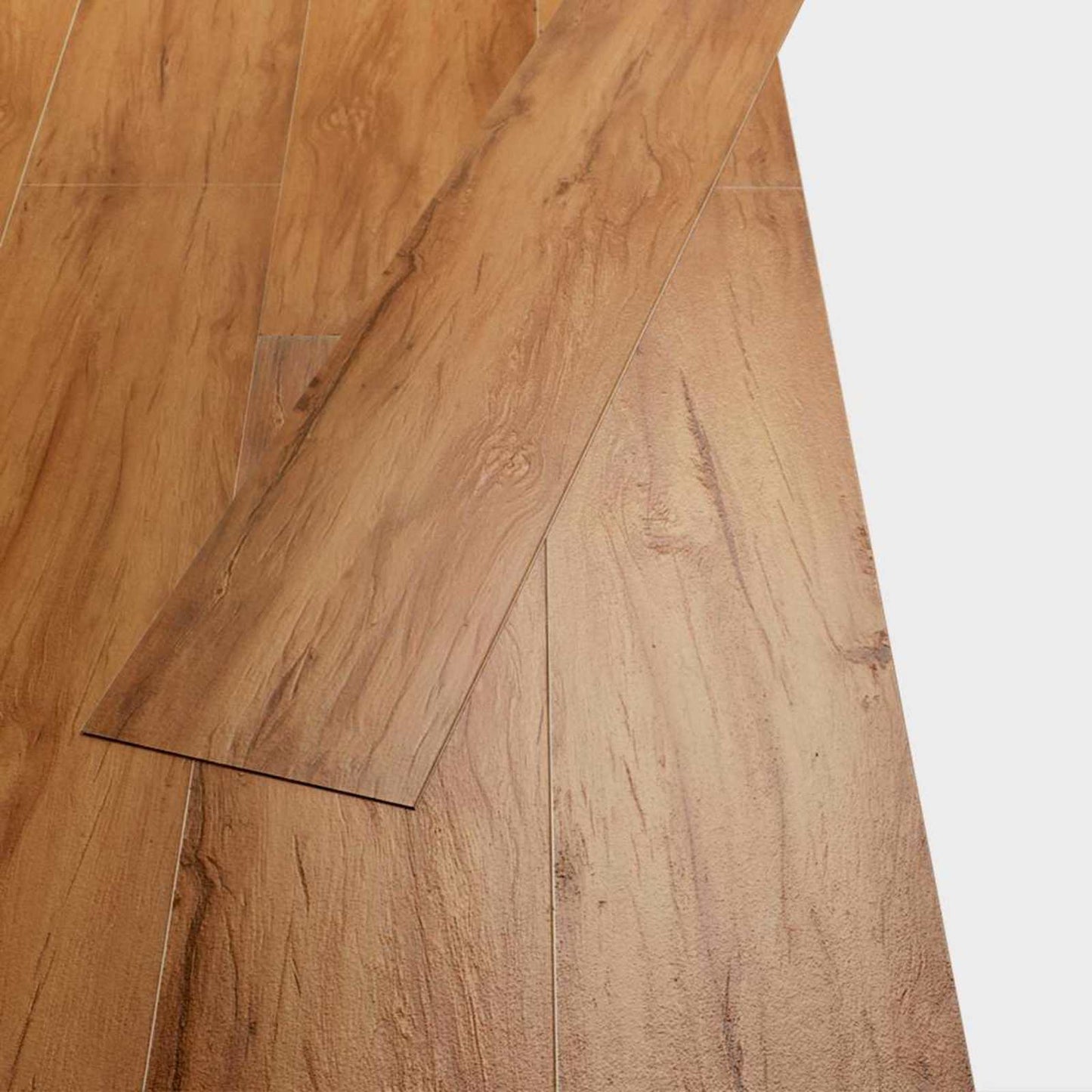 Padlódeszkák 18 pcs Barna 5,26 m² PVC