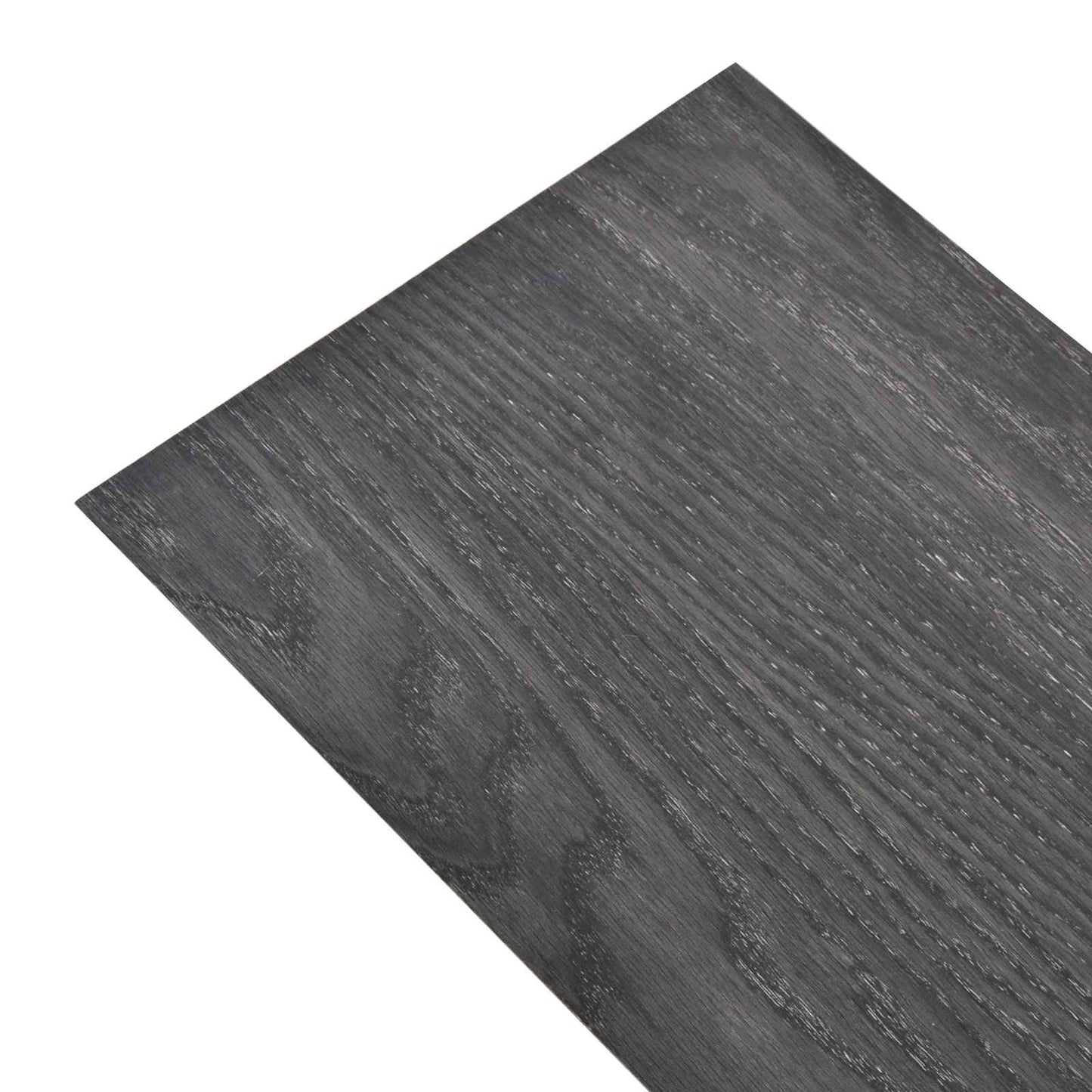 Padlódeszkák 18 pcs Fekete és Fehér 5,26 m² PVC