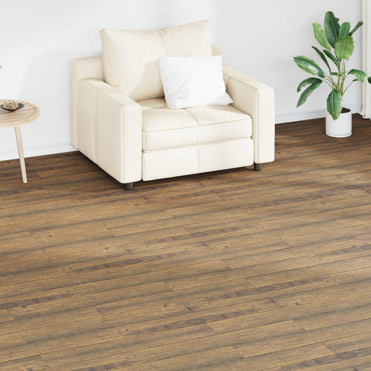 Padlódeszkák 36 pcs Walnut barna 5,02 m² PVC