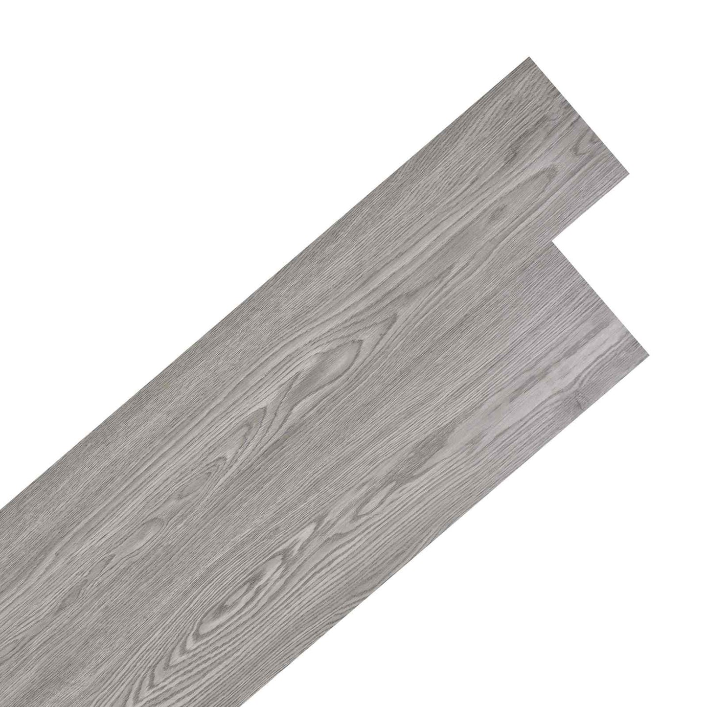 Padlódeszkák 36 pcs Sötétszürke 5,02 m² PVC