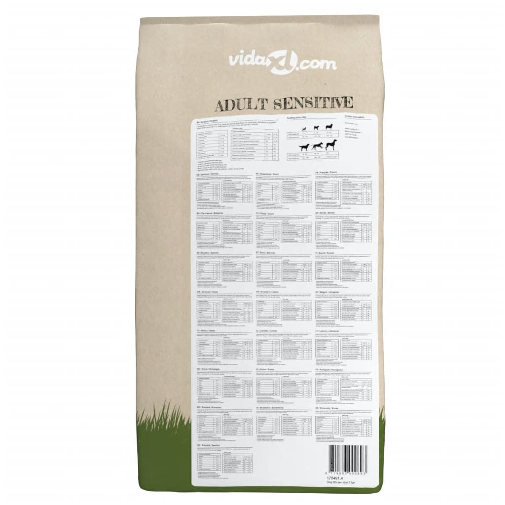 „Adult Sensitive Lamb & Rice” prémium száraz kutyatáp 15 kg