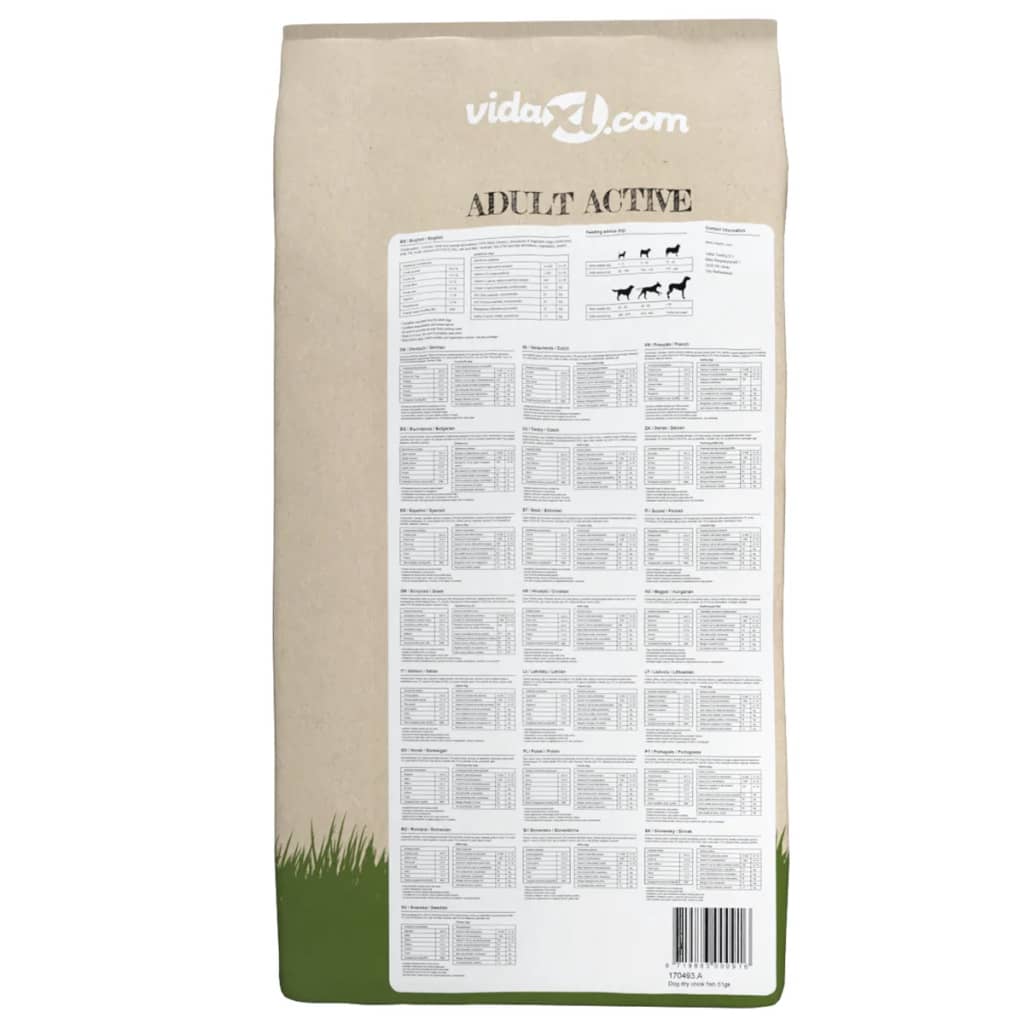 „Adult Active Chicken & Fish” prémium száraz kutyatáp 15 kg