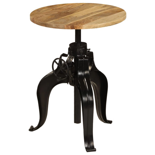 tömör mangófa bárasztal 60 x (76-110) cm