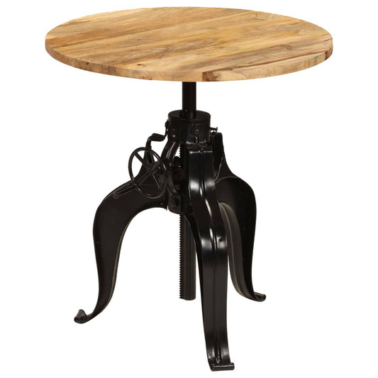 tömör mangófa bárasztal 75 x (76-110) cm