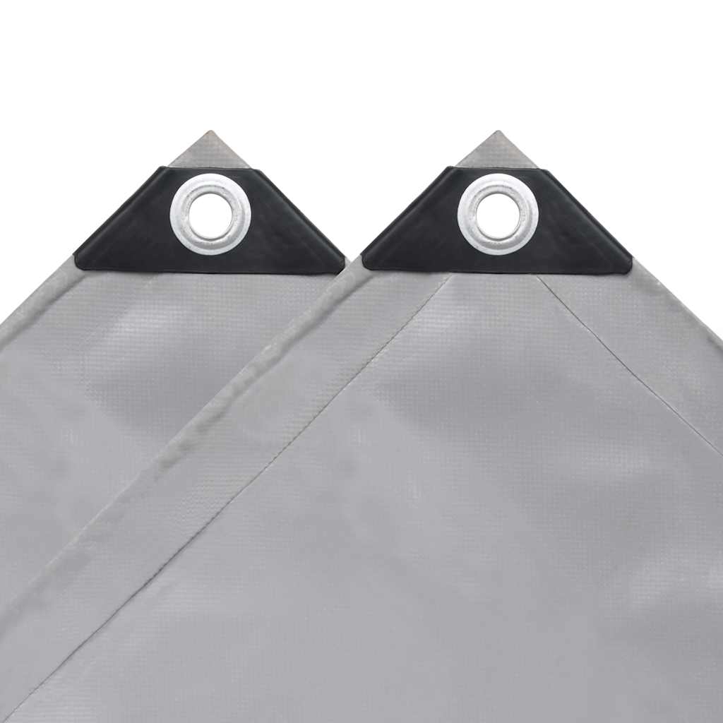szürke takaróponyva 650 g/m² 3 x 3 m