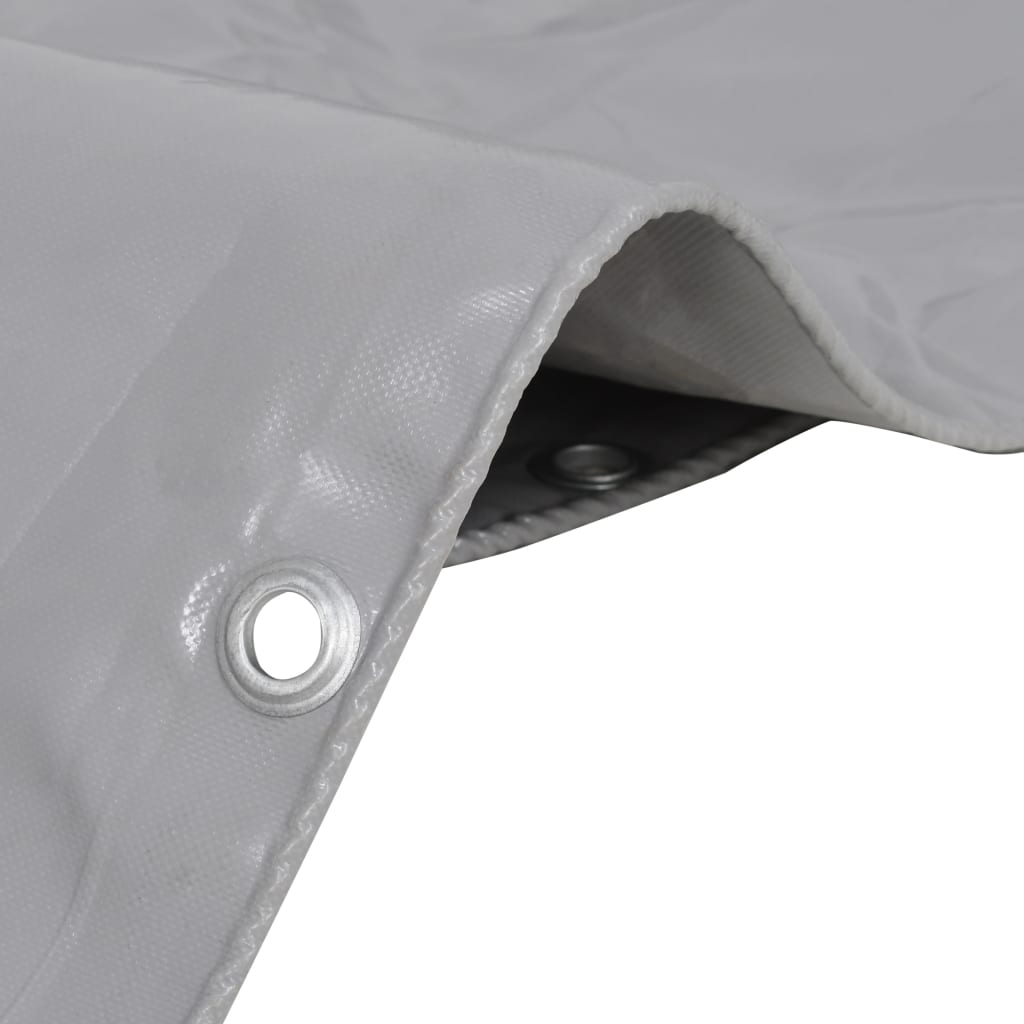 szürke takaróponyva 650 g/m² 3 x 6 m