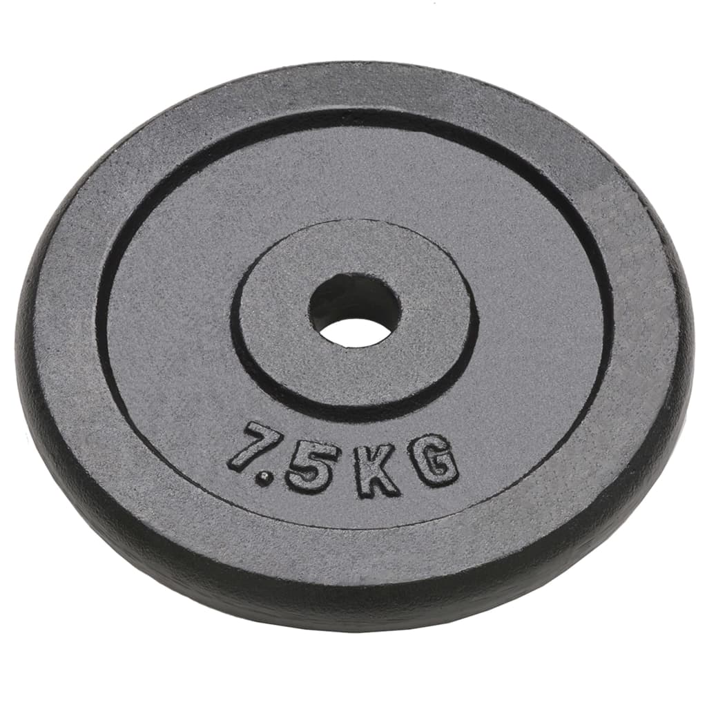 4 db öntöttvas súlyzótárcsa 4 x 7,5 kg