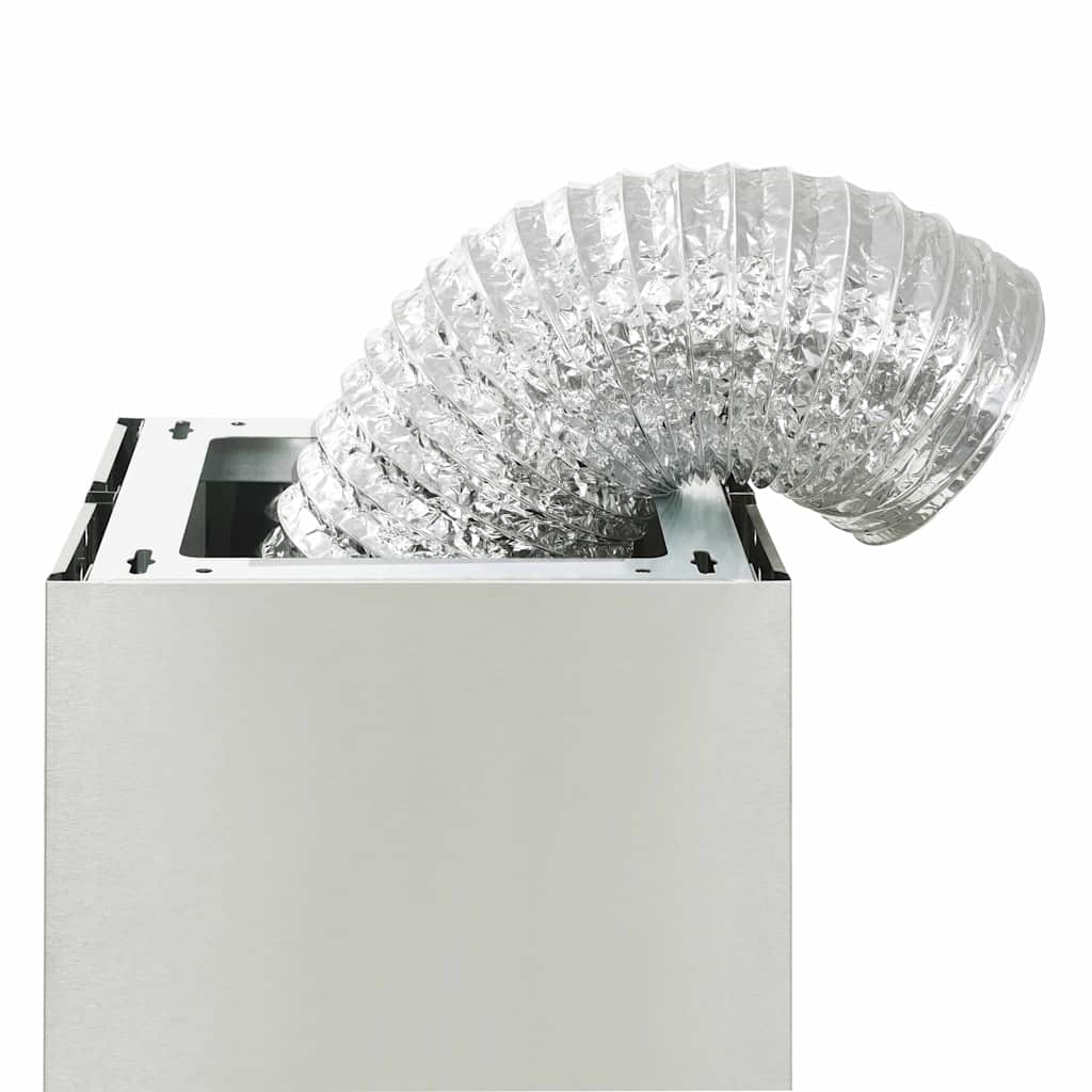 rozsdamentes acél sziget páraelszívó 90 cm 756 m³/óra LED