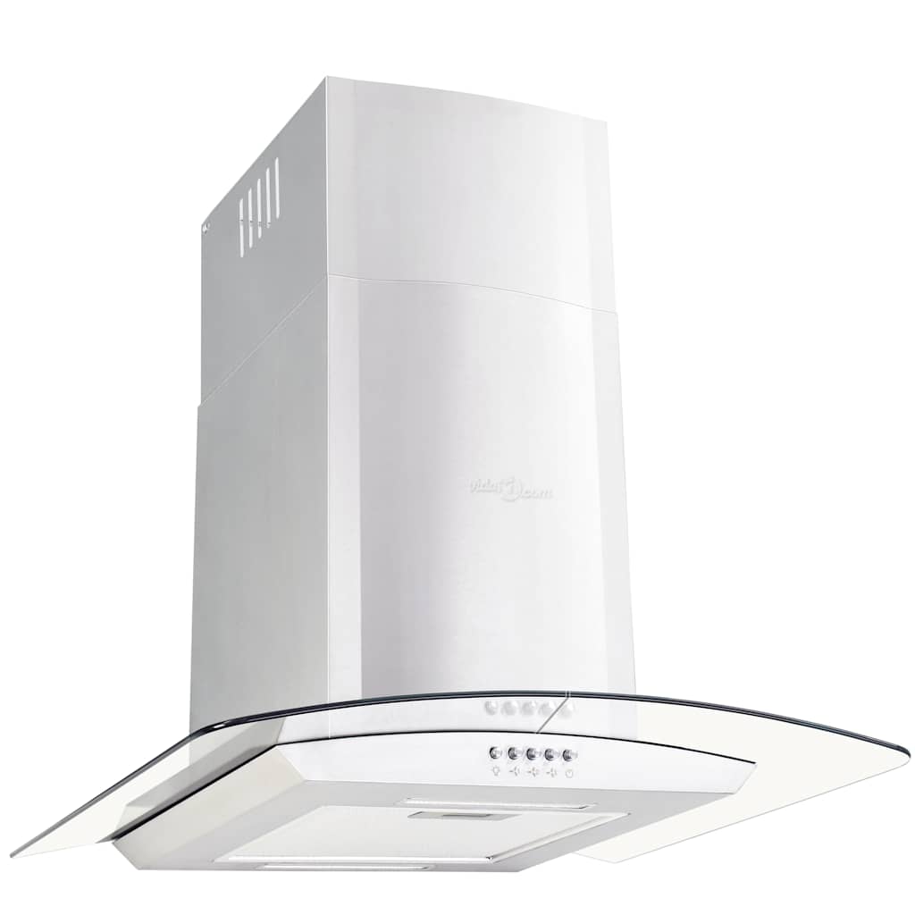 rozsdamentes acél LED-es fali páraelszívó 60 cm 756 m³/óra