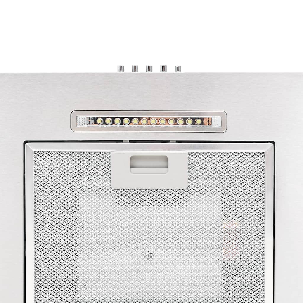 rozsdamentes acél LED-es fali páraelszívó 60 cm 756 m³/óra