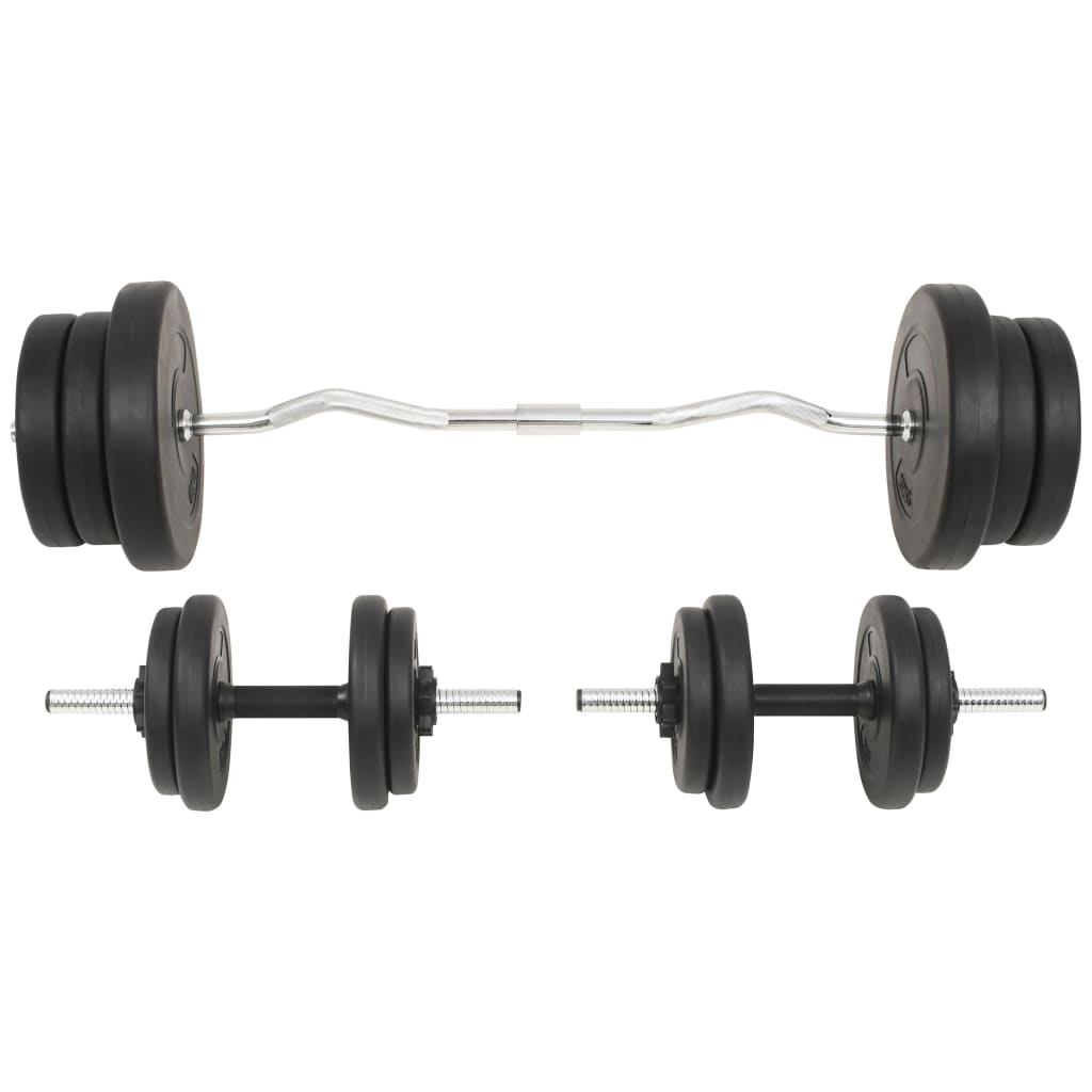 egykezes és kétkezes súlyzókészlet 60 kg