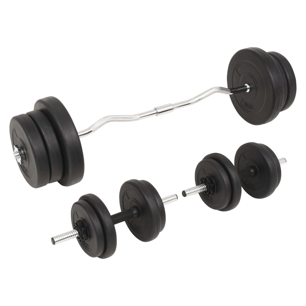 egykezes és kétkezes súlyzókészlet 60 kg