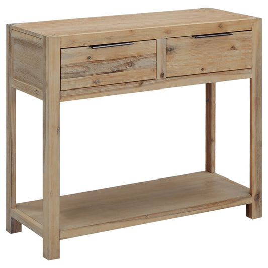 tömör akácfa tálalóasztal 82 x 33 x 73 cm
