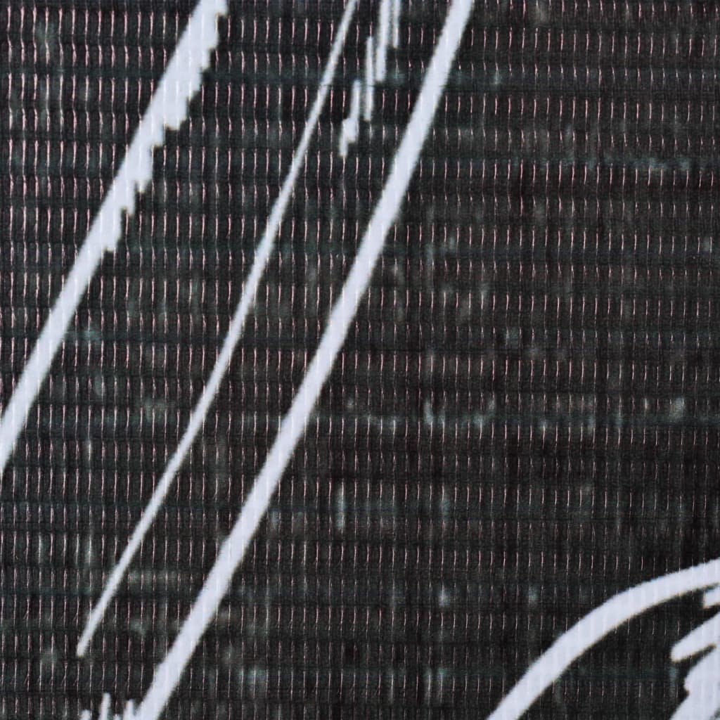 fekete-fehér toll mintás paraván 200 x 170 cm