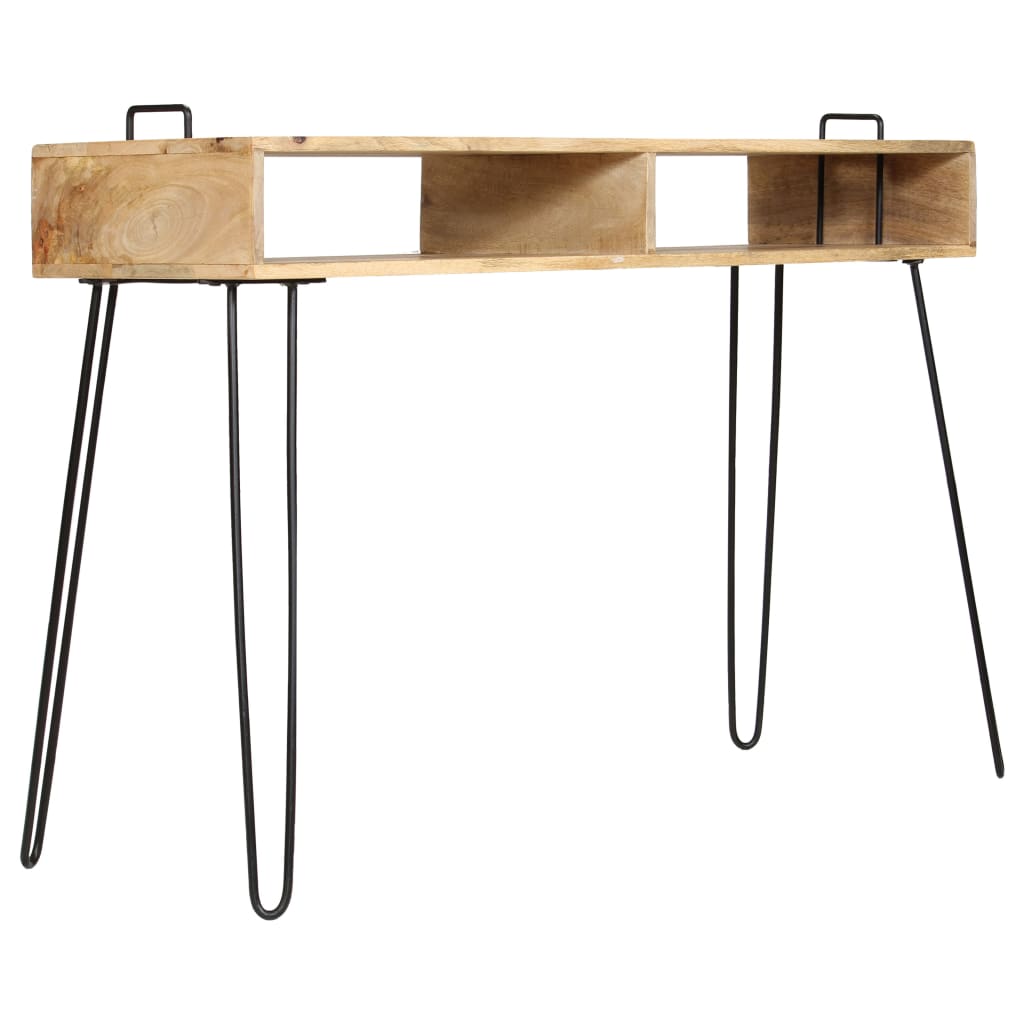 tömör mangófa konzolasztal 115 x 35 x 76 cm