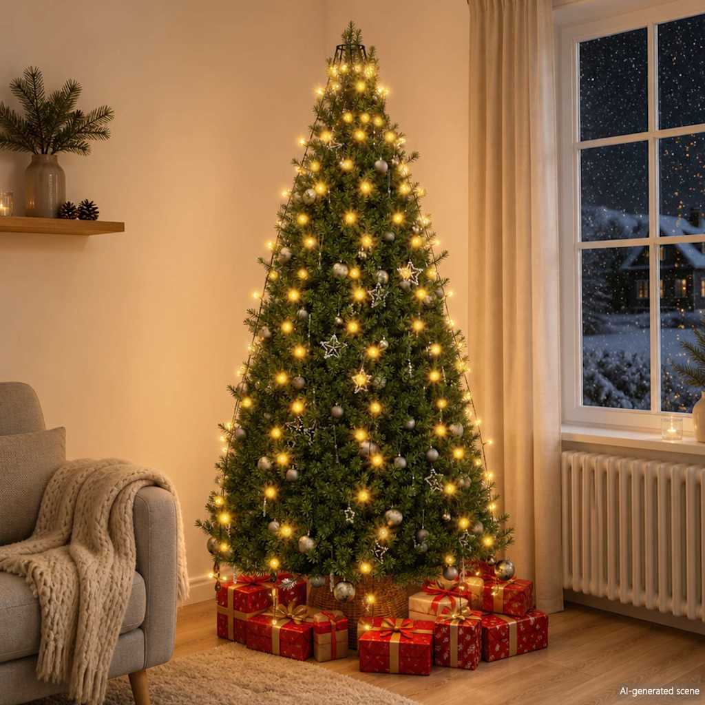 210 LED-es karácsonyi fényháló 210 cm