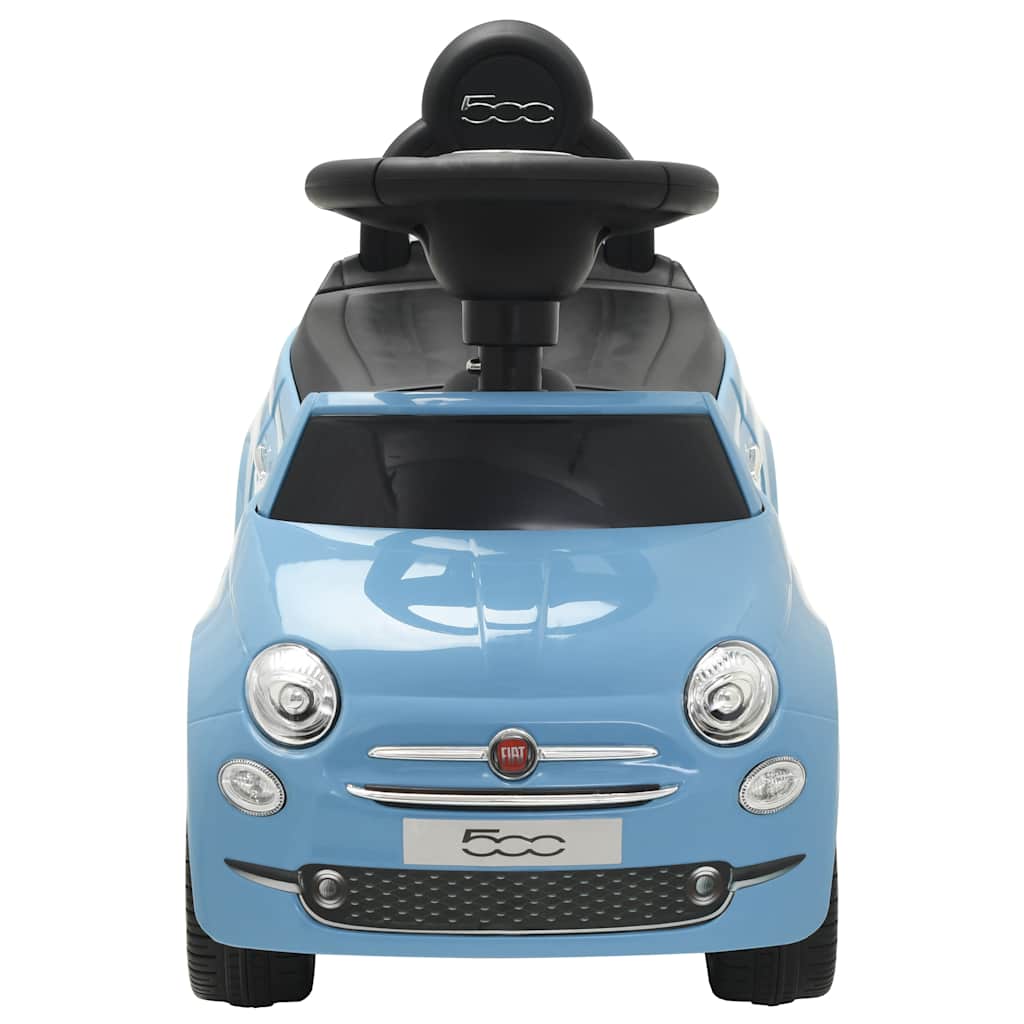 kék ráülős Fiat 500 játékautó