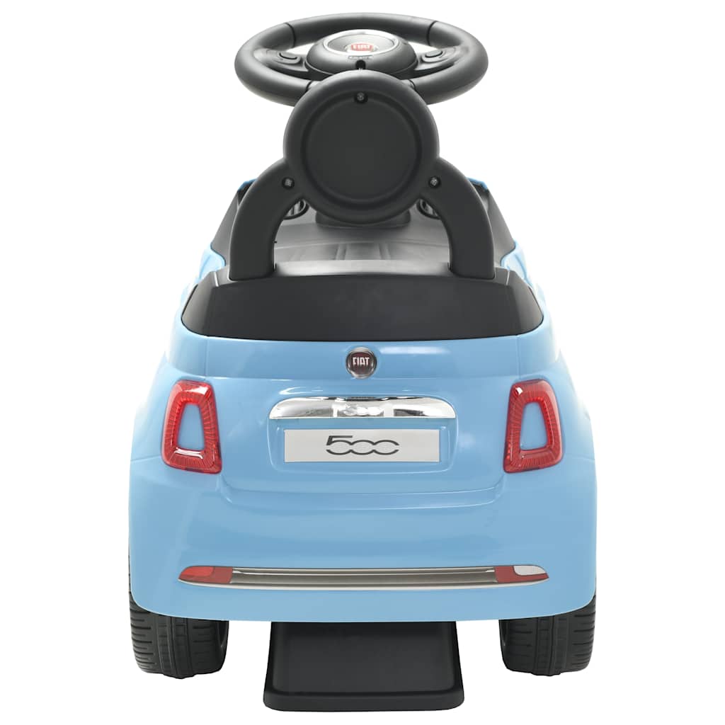 kék ráülős Fiat 500 játékautó