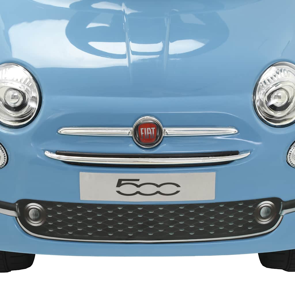 kék ráülős Fiat 500 játékautó