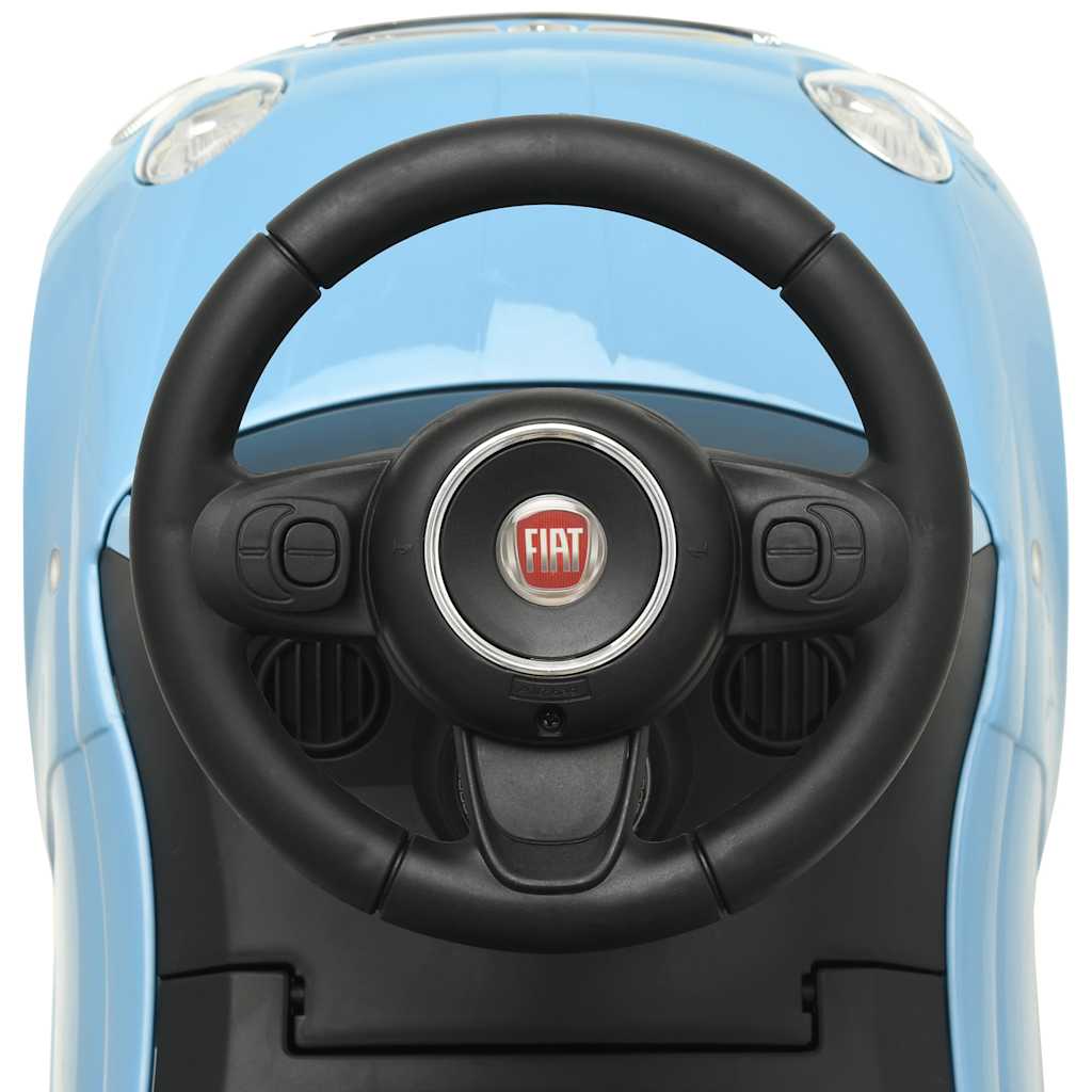 kék ráülős Fiat 500 játékautó